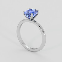 2.77 Ct. Blue Sapphire Ring, Platinum 950 2