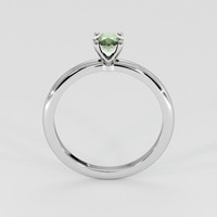0.47 Ct. Bluish Green Sapphire Ring, Platinum 950 3