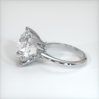 15.98 Ct. White Sapphire Ring, Platinum 950 4