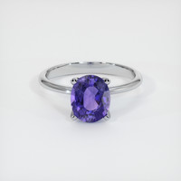 2.90 Ct. Sapphire Ring, Platinum 950 1