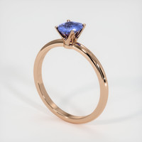 0.65 Ct. Sapphire Ring, 14K Rose Gold 2