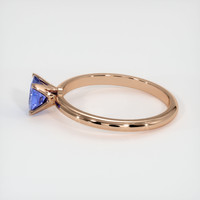 0.65 Ct. Sapphire Ring, 14K Rose Gold 4