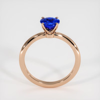 1.09 Ct. Blue Sapphire Ring, 14K Rose Gold 3