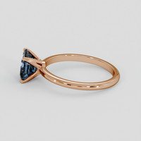 1.87 Ct. Blue Spinel Ring, 14K Rose Gold 4