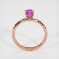 0.88 Ct. Sapphire Ring, 14K Rose Gold 3