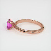 0.88 Ct. Sapphire Ring, 14K Rose Gold 4