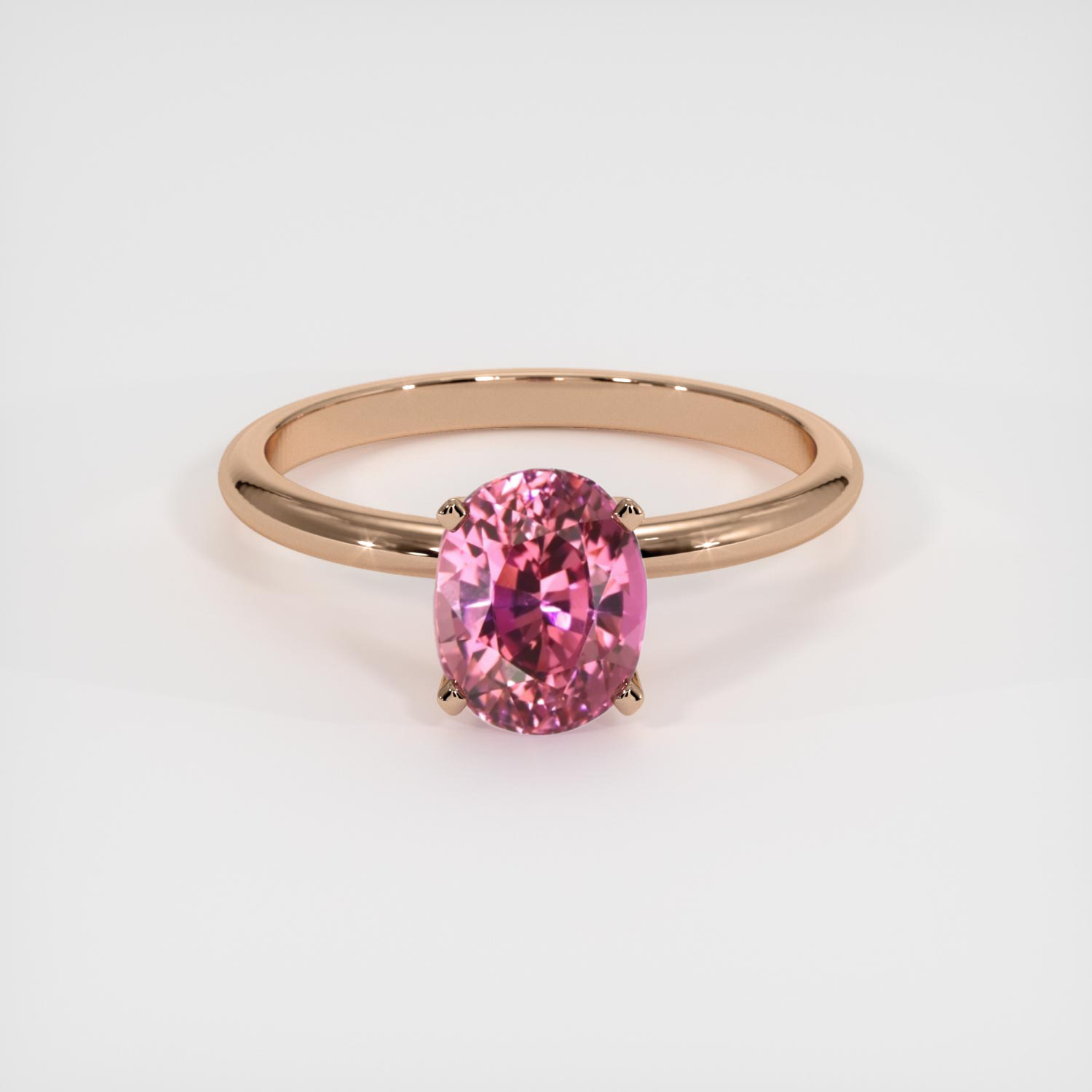 Sapphire Ring 1.92 Ct. 14K Rose Gold | The Natural Sapphire
