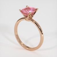 2.57 Ct. Sapphire Ring, 14K Rose Gold 2