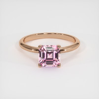 2.03 Ct. Pink Sapphire Ring, 14K Rose Gold 1