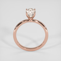 1.84 Ct. Peach Sapphire Ring, 14K Rose Gold 3