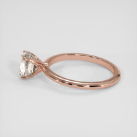 1.84 Ct. Peach Sapphire Ring, 14K Rose Gold 4