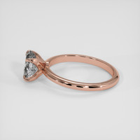 1.91 Ct. Grey Sapphire Ring, 14K Rose Gold 4