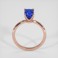 2.15 Ct. Blue Sapphire Ring, 14K Rose Gold 3