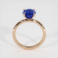 2.59 Ct. Blue Sapphire Ring, 14K Rose Gold 3