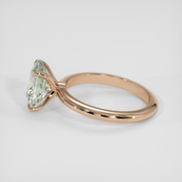 2.97 Ct. Grey Sapphire Ring, 14K Rose Gold 4