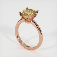 6.59 Ct. Sapphire Ring, 14K Rose Gold 2