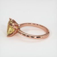 6.59 Ct. Sapphire Ring, 14K Rose Gold 4