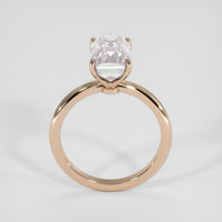 3.37 Ct. Rainbow Moonstone Ring, 18K Rose Gold 3