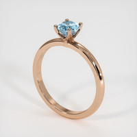 0.44 Ct. Gemstone Ring, 18K Rose Gold 2
