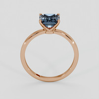 1.87 Ct. Blue Spinel Ring, 18K Rose Gold 3