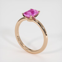 2.03 Ct. Sapphire Ring, 18K Rose Gold 2