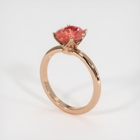 2.50 Ct. Sapphire Ring, 18K Rose Gold 2