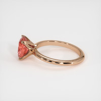 2.50 Ct. Sapphire Ring, 18K Rose Gold 4