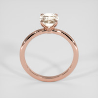 1.75 Ct. Peach Sapphire Ring, 18K Rose Gold 3