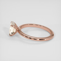 1.75 Ct. Peach Sapphire Ring, 18K Rose Gold 4