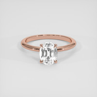 2.05 Ct. White Sapphire Ring, 18K Rose Gold 1
