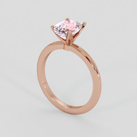 2.52 Ct. Pink Sapphire Ring, 18K Rose Gold 2