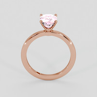 2.52 Ct. Pink Sapphire Ring, 18K Rose Gold 3