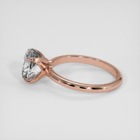 3.35 Ct. White Sapphire Ring, 18K Rose Gold 4
