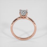 1.91 Ct. Grey Sapphire Ring, 18K Rose Gold 3
