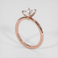 1.99 Ct. White Sapphire Ring, 18K Rose Gold 2