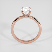 1.99 Ct. White Sapphire Ring, 18K Rose Gold 3