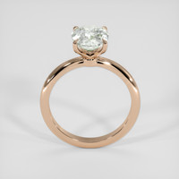 2.97 Ct. Grey Sapphire Ring, 18K Rose Gold 3