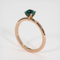 0.83 Ct. Sapphire Ring, 18K Rose Gold 2
