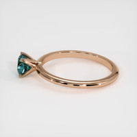 0.83 Ct. Sapphire Ring, 18K Rose Gold 4