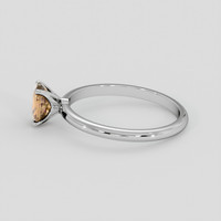 0.71 Ct. Brown Sapphire Ring, Silver 4