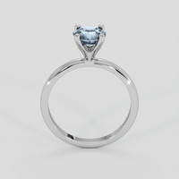 1.09 Ct. Bluish Grey Sapphire Ring, Silver 3