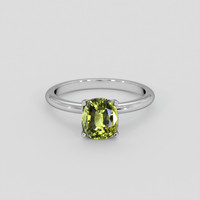 2.04 Ct. Alexandrite Ring, 10K White Gold 1