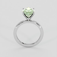 2.67 Ct. Green Tourmaline Ring, 10K White Gold 3