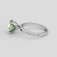 2.67 Ct. Green Tourmaline Ring, 10K White Gold 4