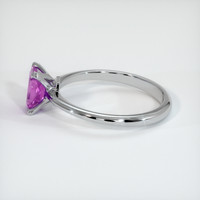 0.54 Ct. Pink Sapphire Ring, 10K White Gold 4