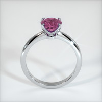 1.28 Ct. Pink Sapphire Ring, 10K White Gold 3