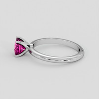 1.24 Ct. Pink Sapphire Ring, 10K White Gold 4