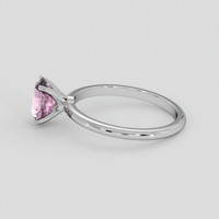 1.15 Ct. Pink Sapphire Ring, 10K White Gold 4