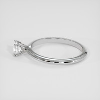 0.48 Ct. White Sapphire Ring, 10K White Gold 4