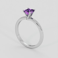 1.08 Ct. Purple Sapphire Ring, 10K White Gold 2